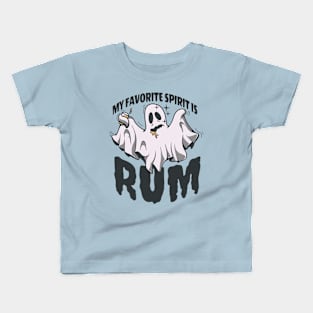 My Favorite Spirit is Rum Kids T-Shirt